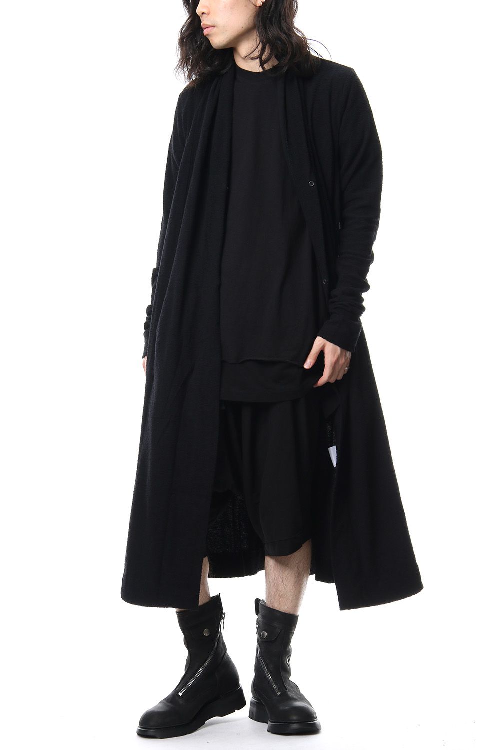 Shirring Long Cardigan