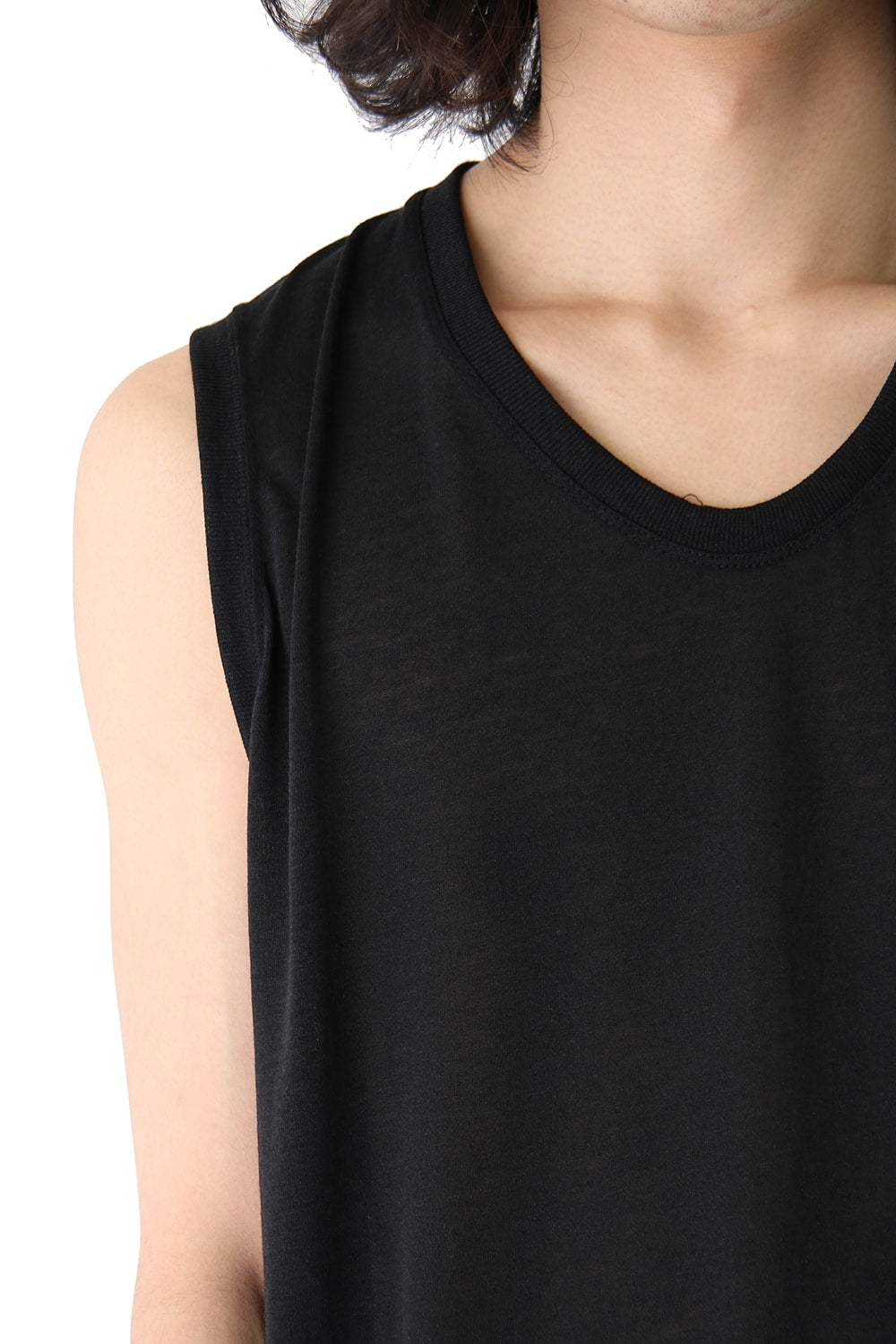 Shirring No Sleeve Cut & Sewn