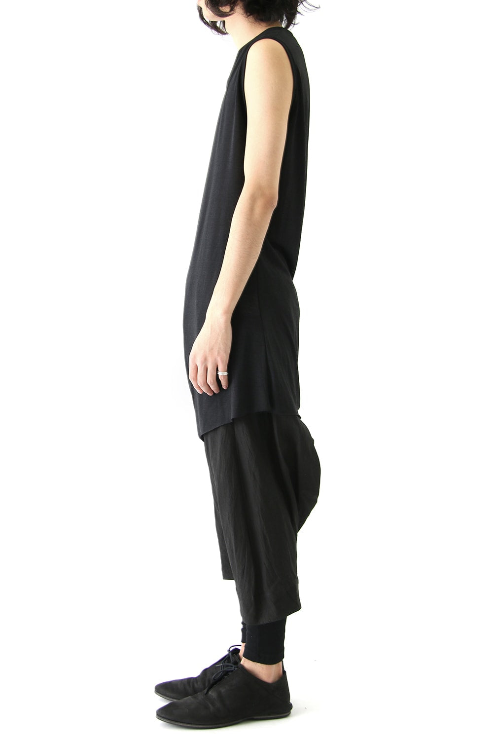 Shirring No Sleeve Cut & Sewn