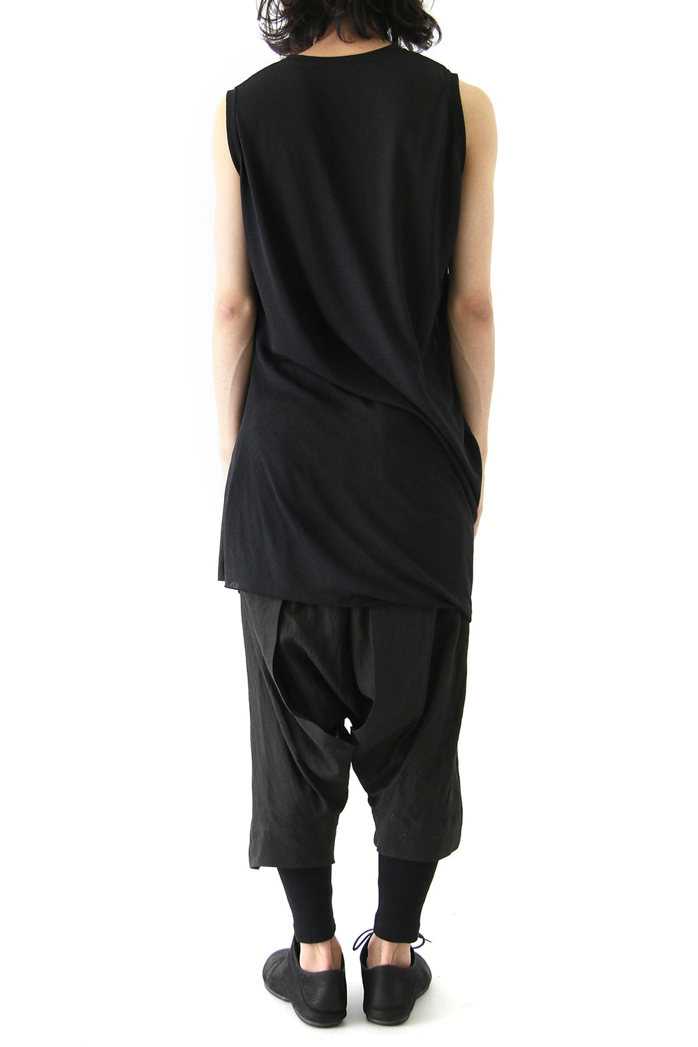 Shirring No Sleeve Cut & Sewn