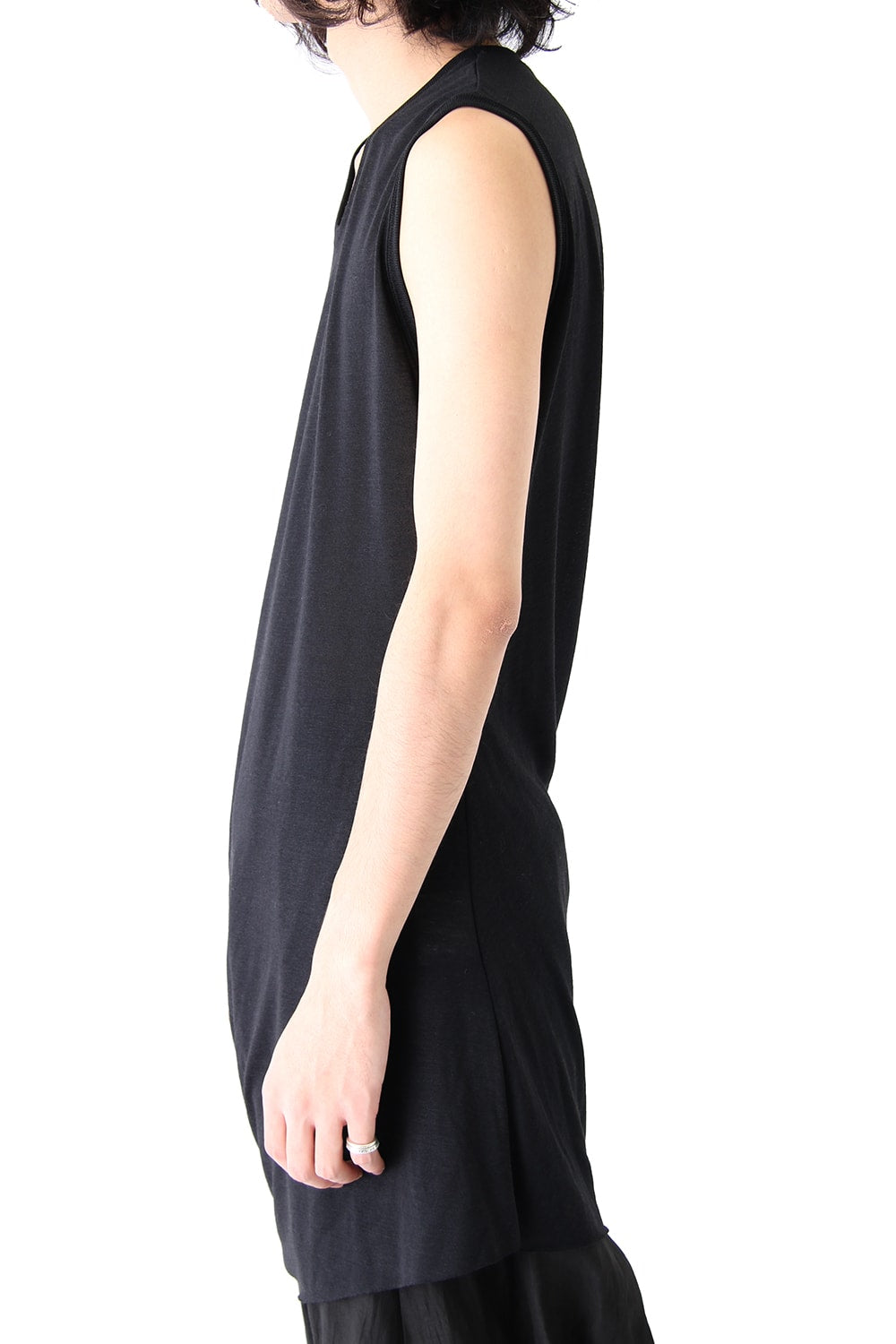 Shirring No Sleeve Cut & Sewn