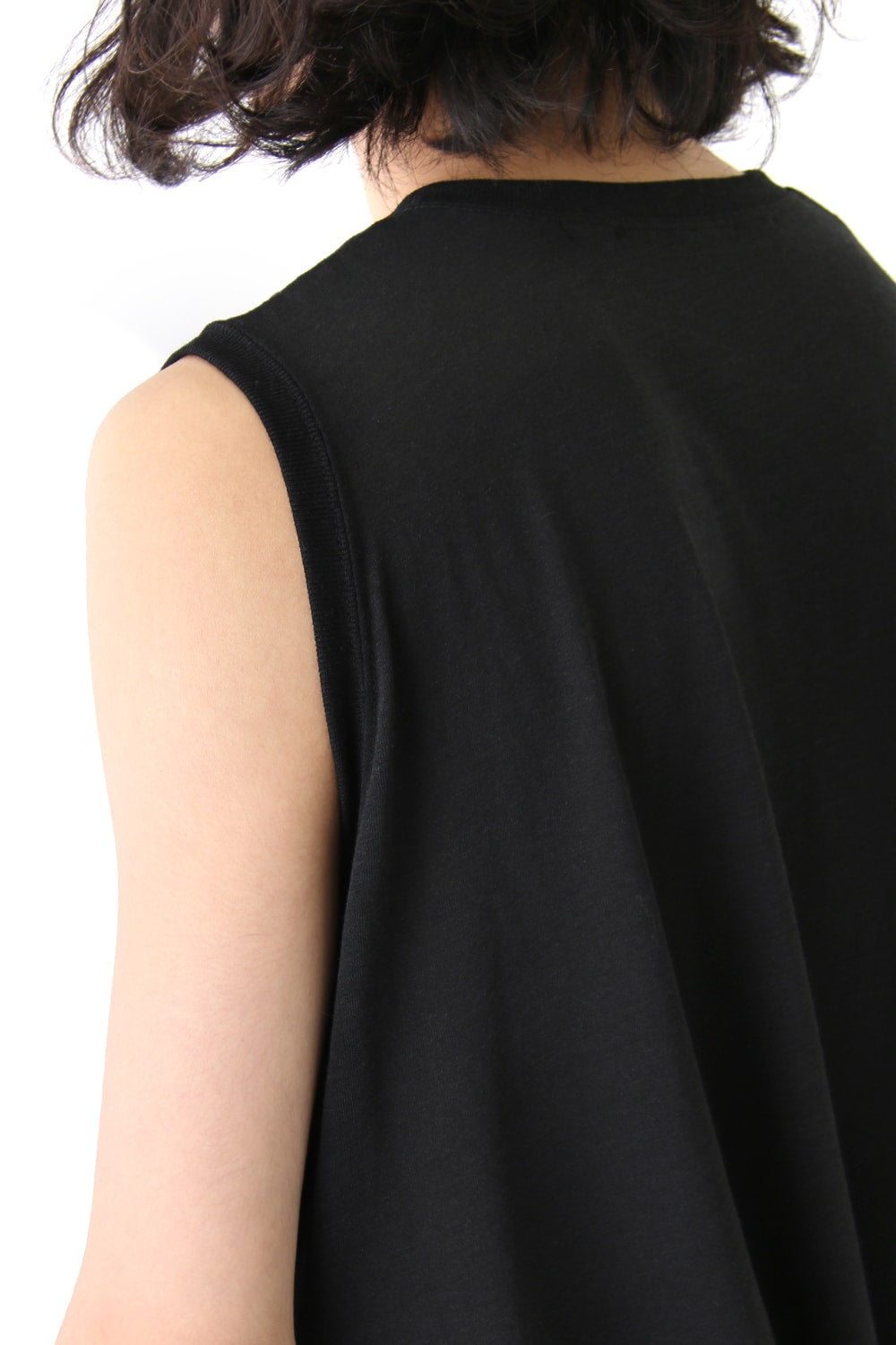 Shirring No Sleeve Cut & Sewn