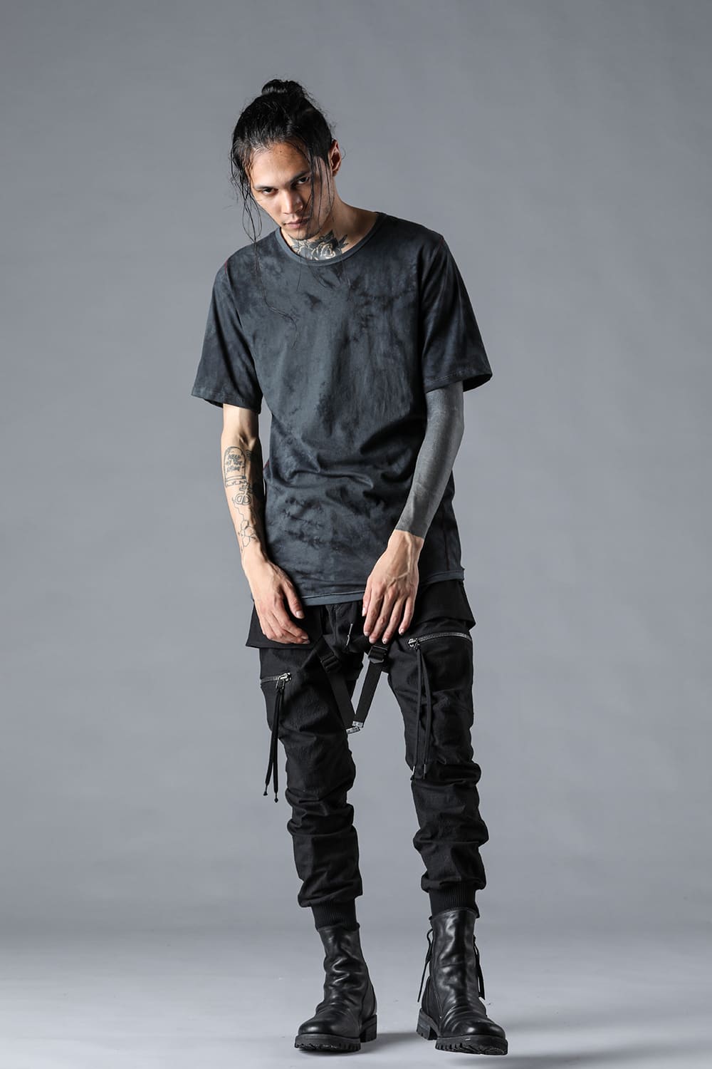 Mud-dyed 30/- Soft Cotton Jersey T-Shirt