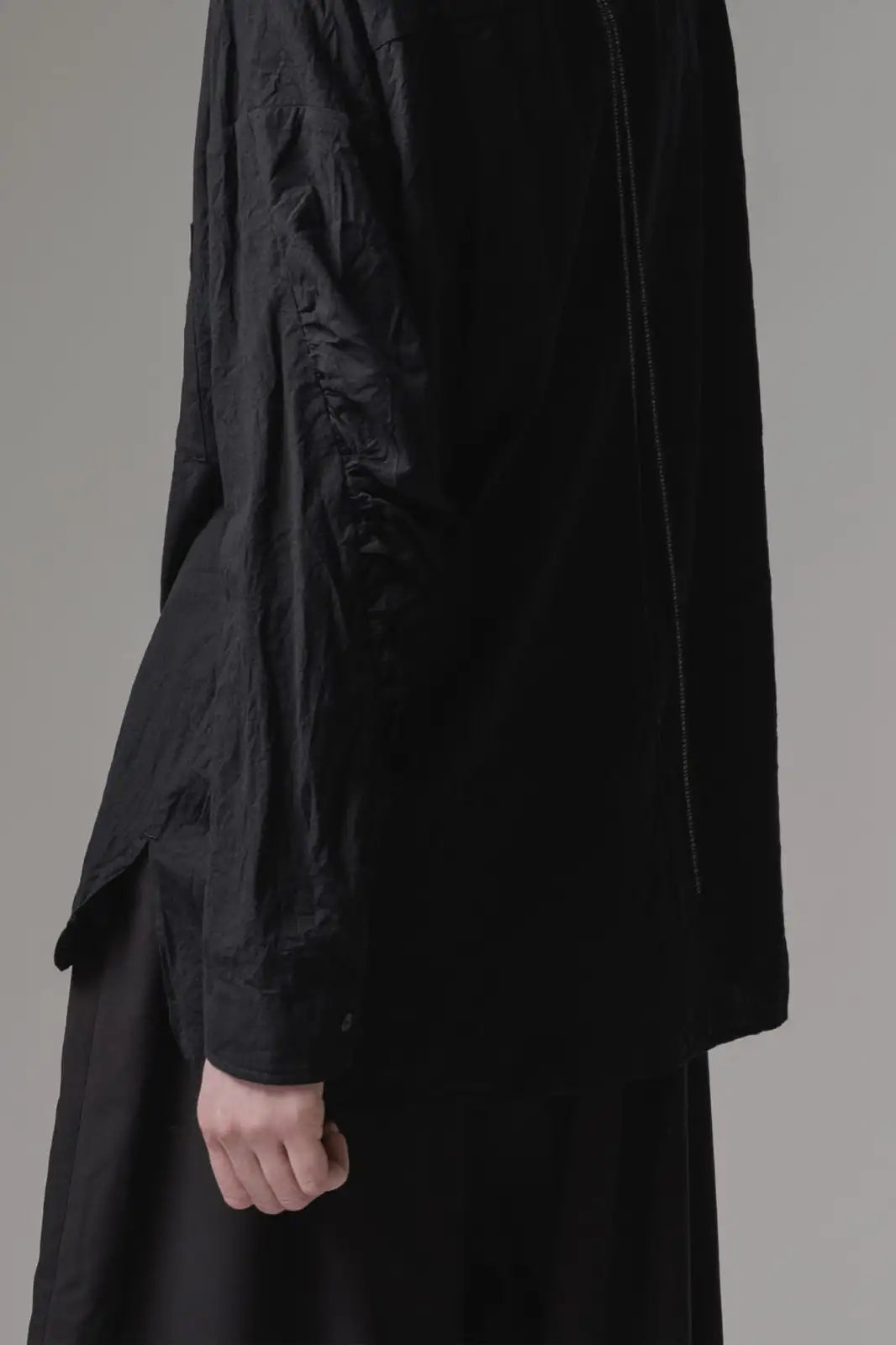 シャツ ノイル シルク コットン グログラン