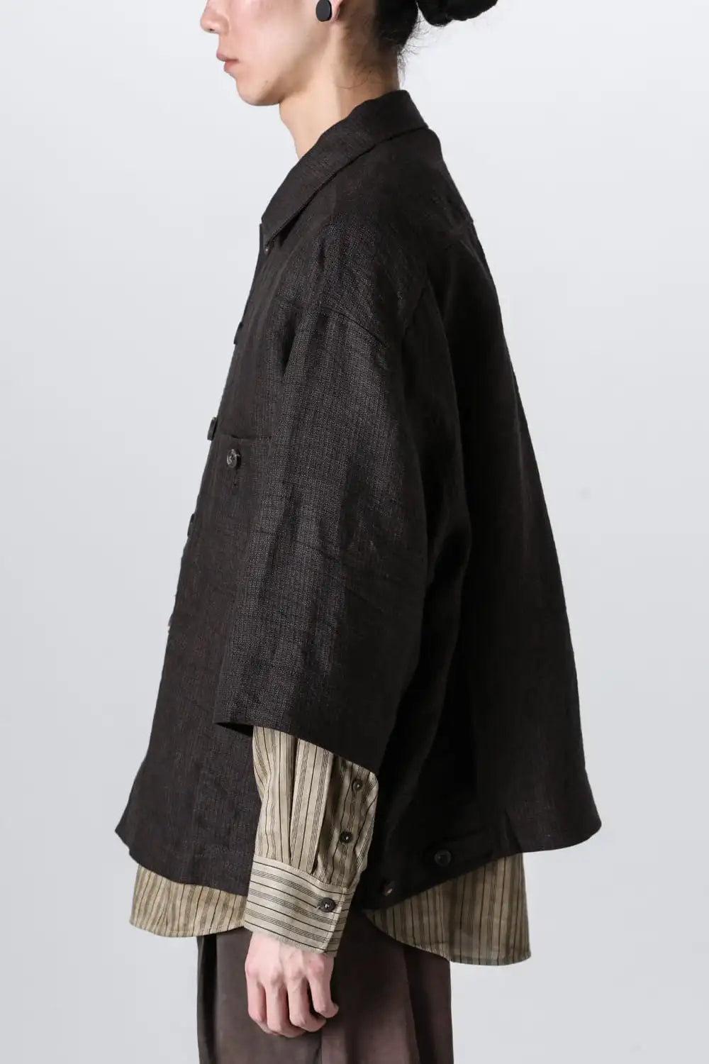 Oversized Short Sleeve Workers Shirt