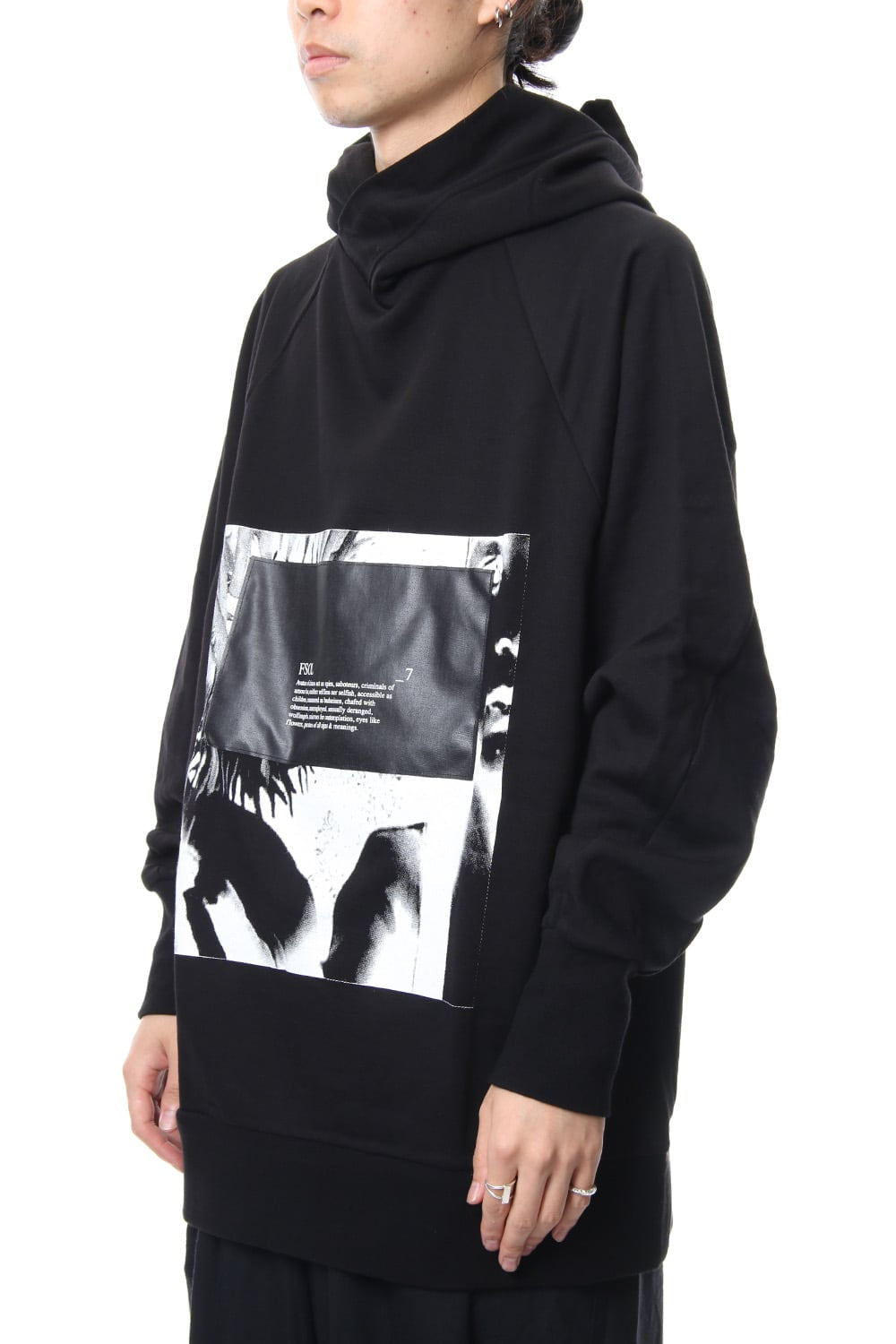 Cotton Sweat Print Hoodie