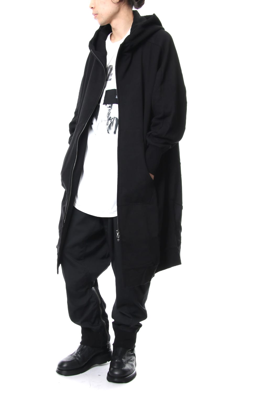 Combination Over Zip Up Hoodie