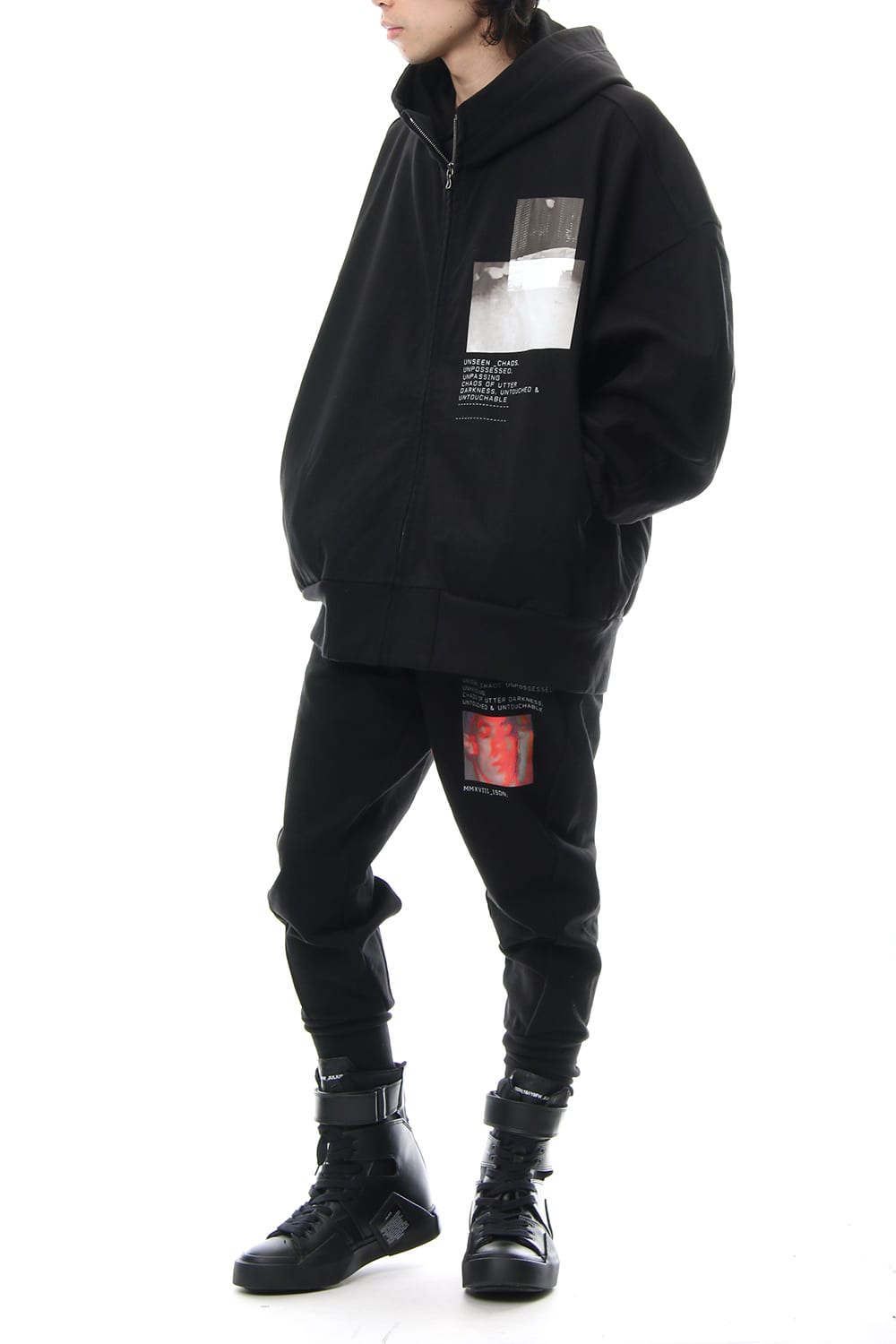 Limited print jogger pants