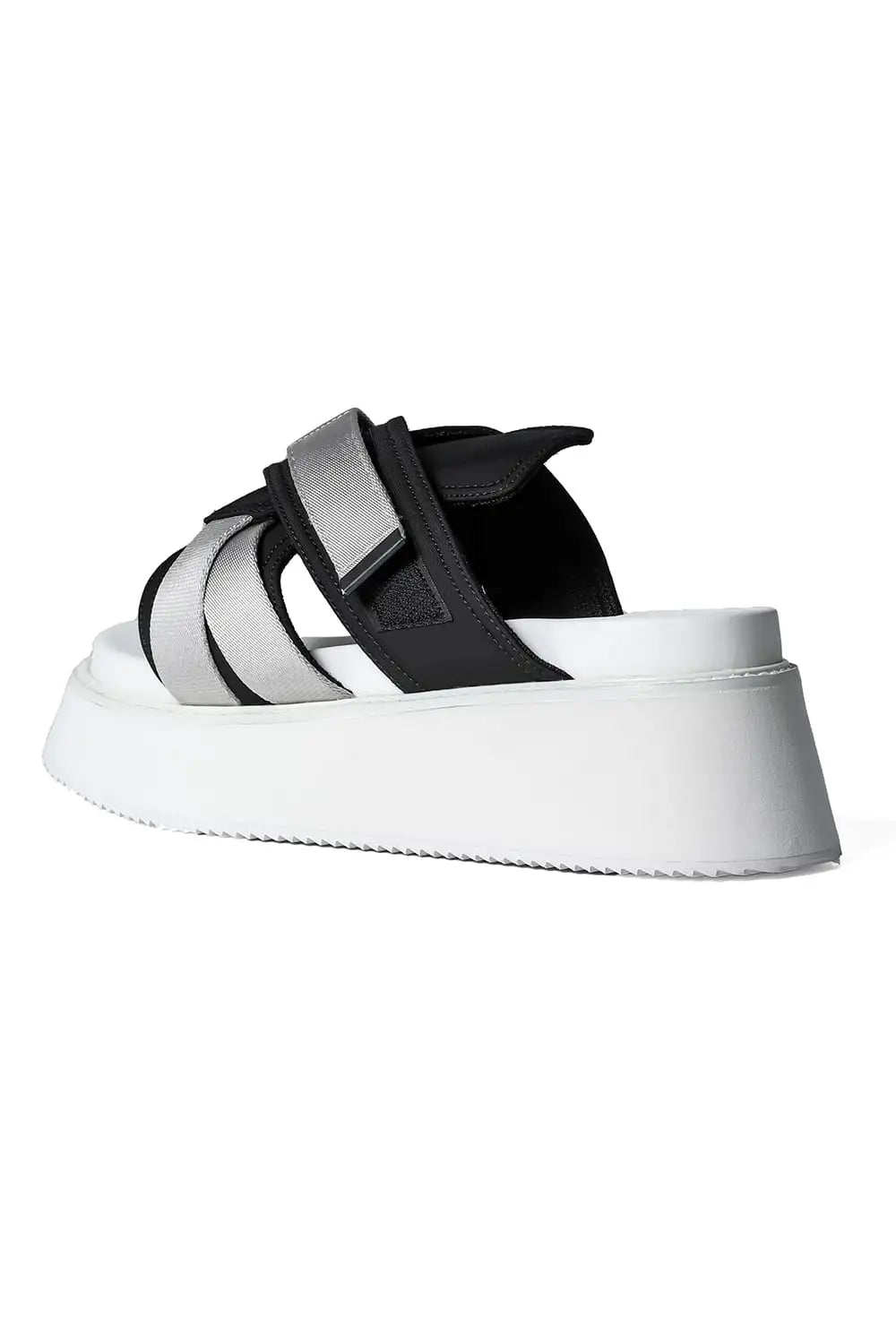 Velcro Sandal Black/White