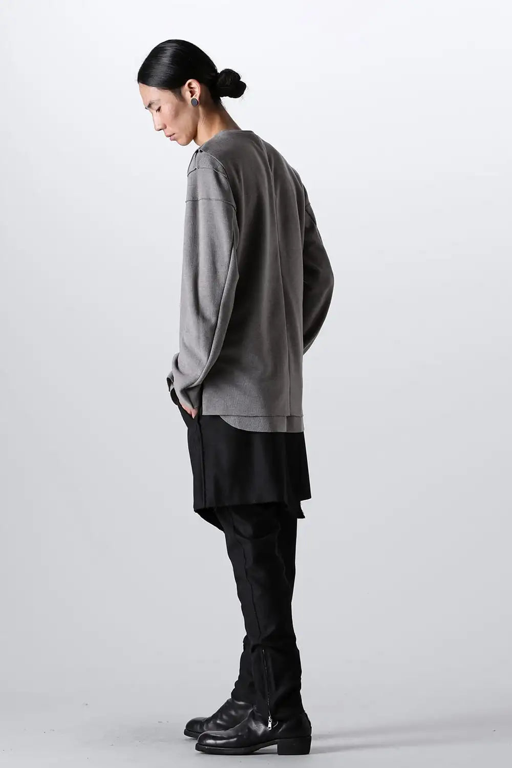 Separated Knit (Vest & 2 Shoulder L/S) L.Gray