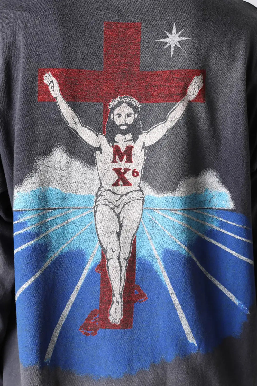 FOOT PRINT Long sleeve T-shirt