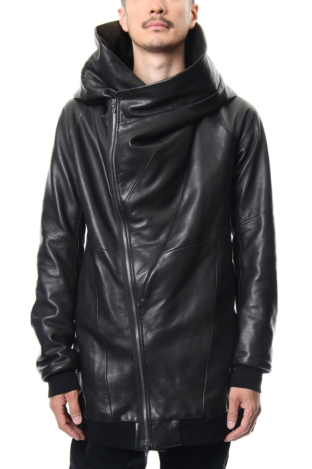 SEAMED HOODED JACKET