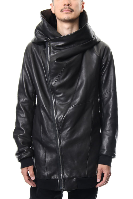 SEAMED HOODED JACKET