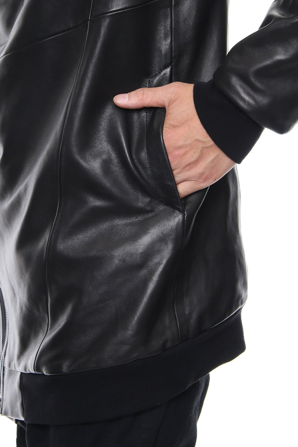 SEAMED HOODED JACKET