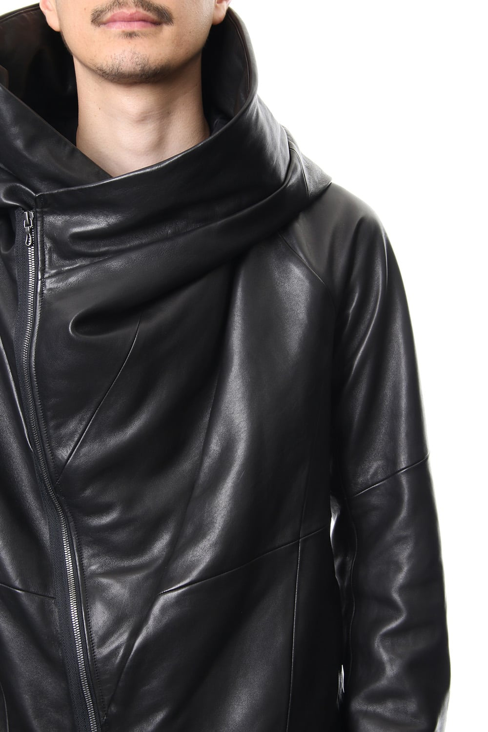 SEAMED HOODED JACKET