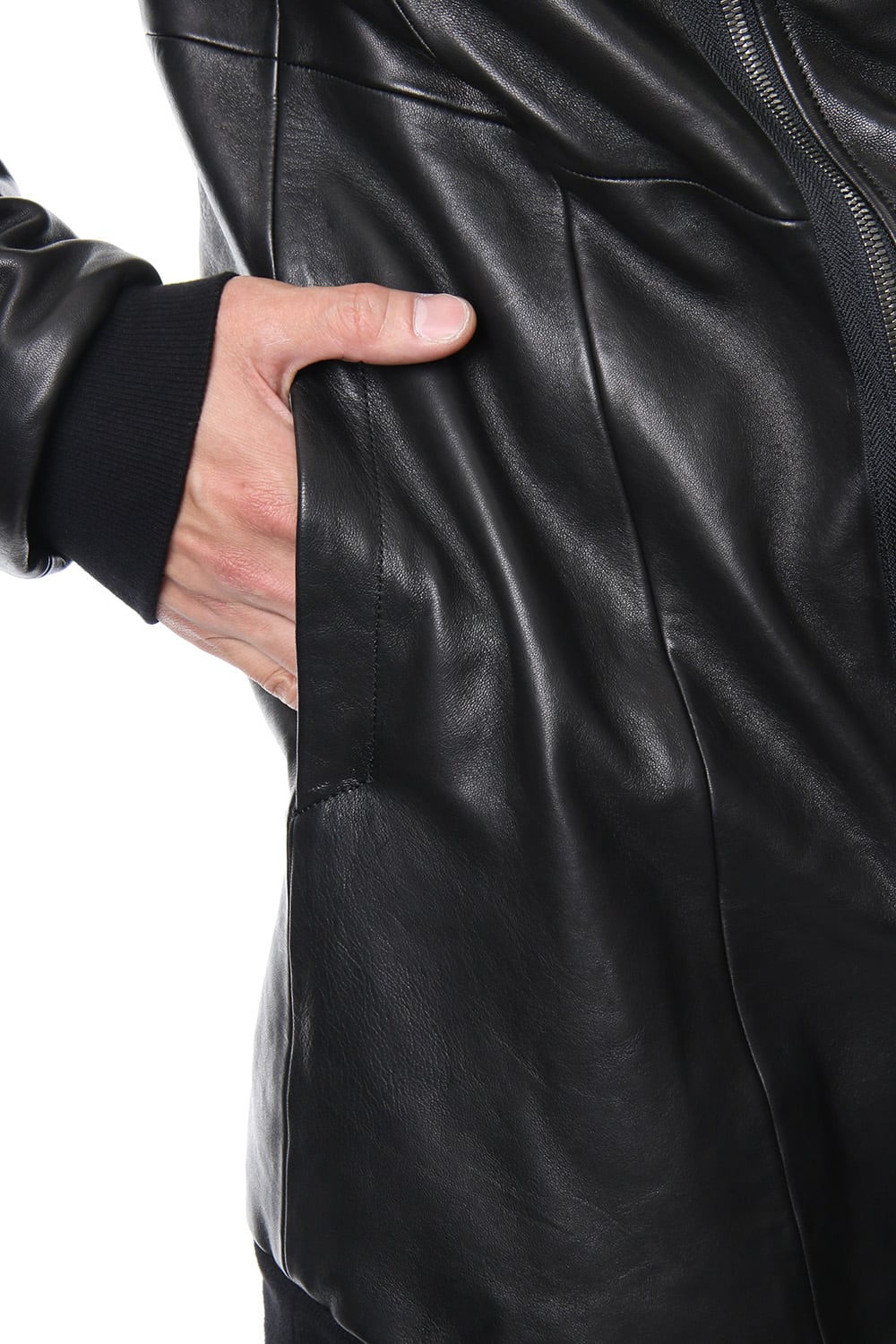 SEAMED HOODED JACKET