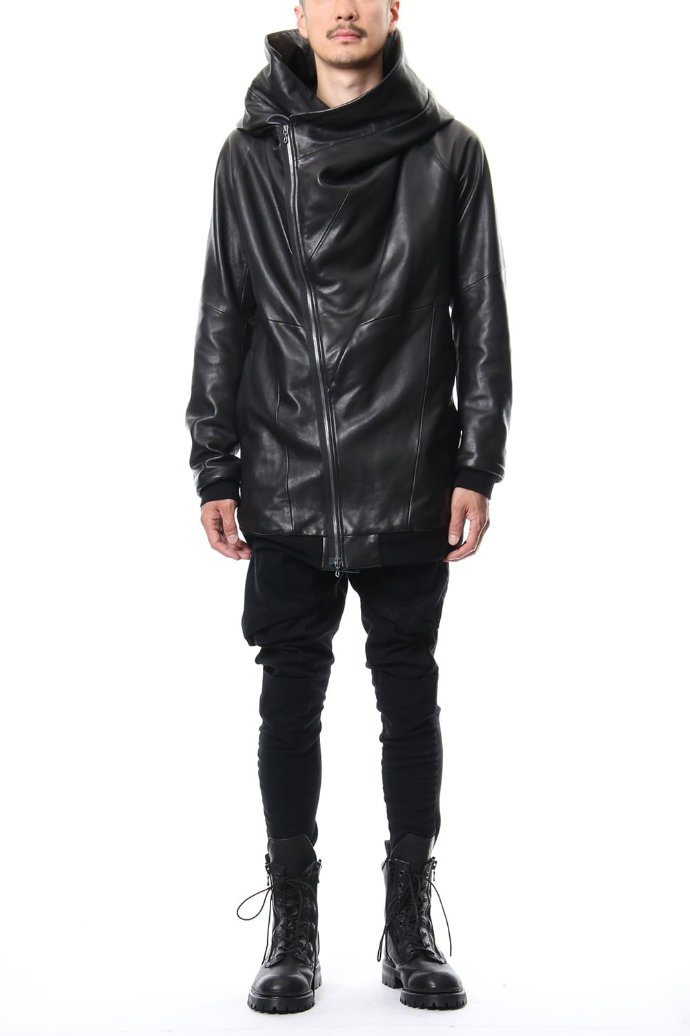 SEAMED HOODED JACKET