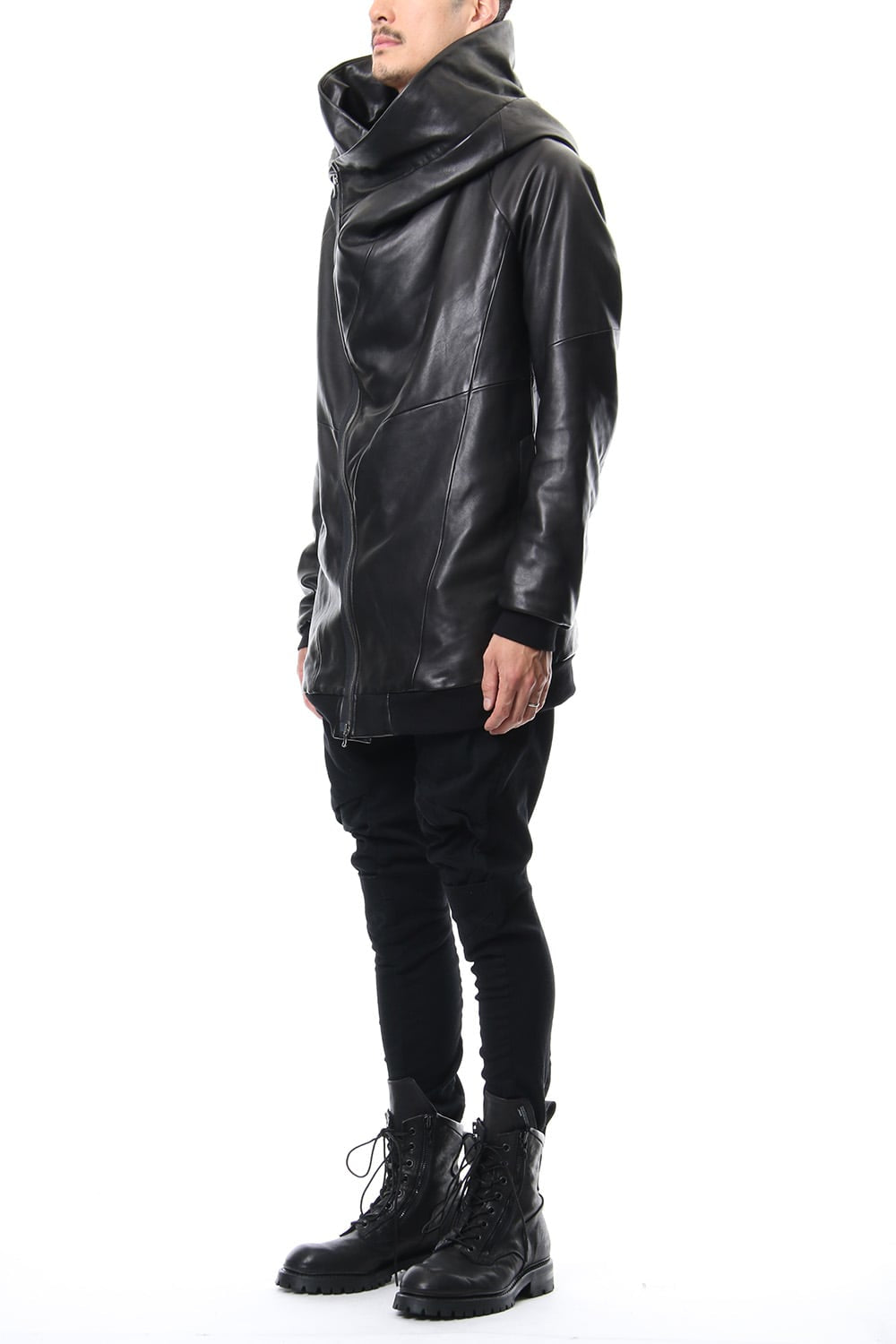 SEAMED HOODED JACKET