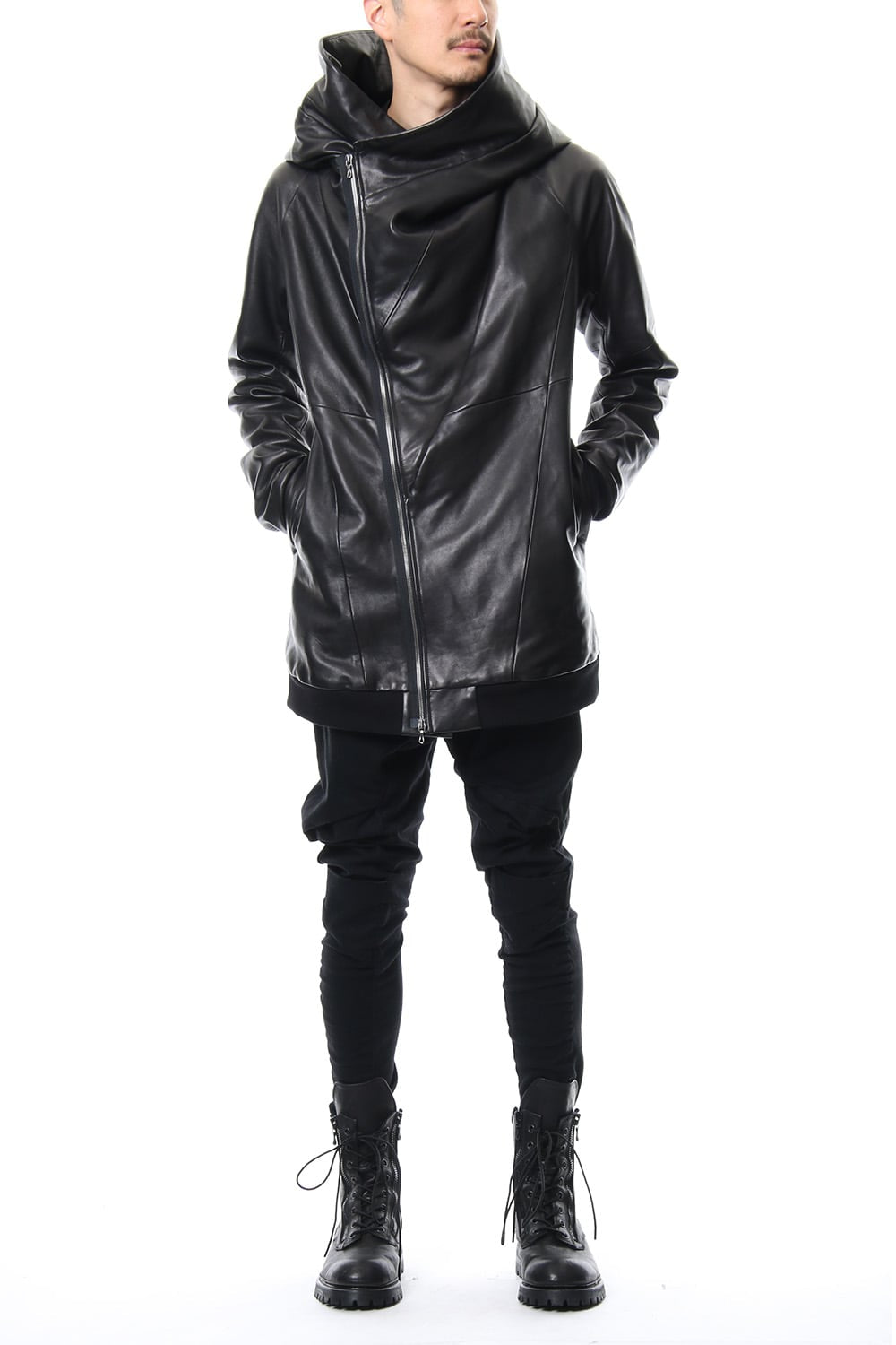 SEAMED HOODED JACKET