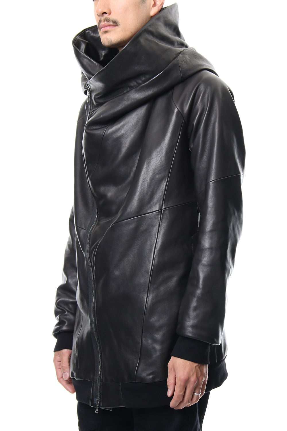 SEAMED HOODED JACKET