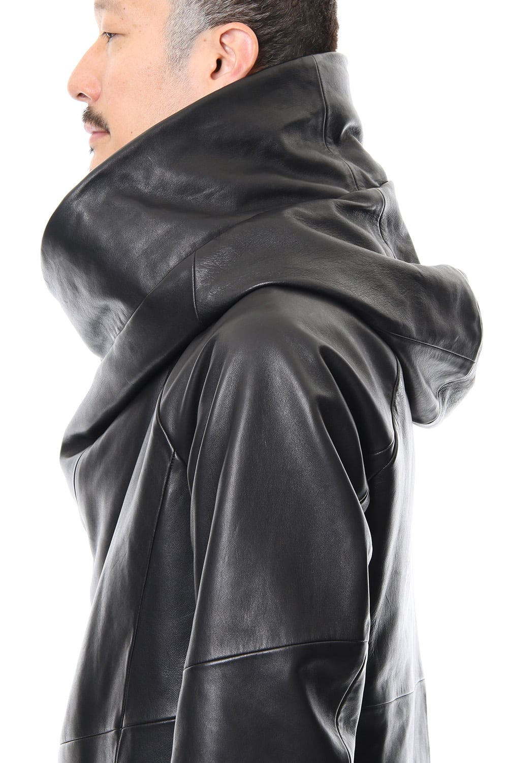 SEAMED HOODED JACKET