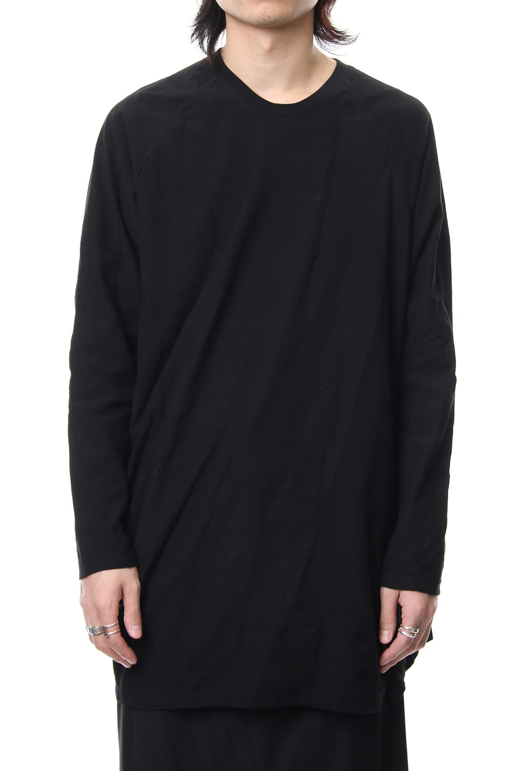 DRAPING CUT AND SEWN Black