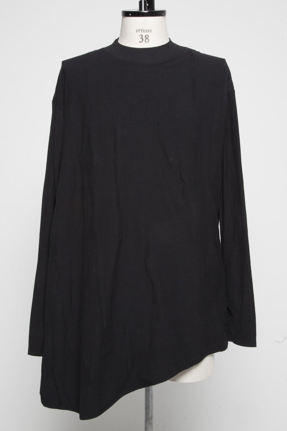 MOCK NECK CUT AND SEWN