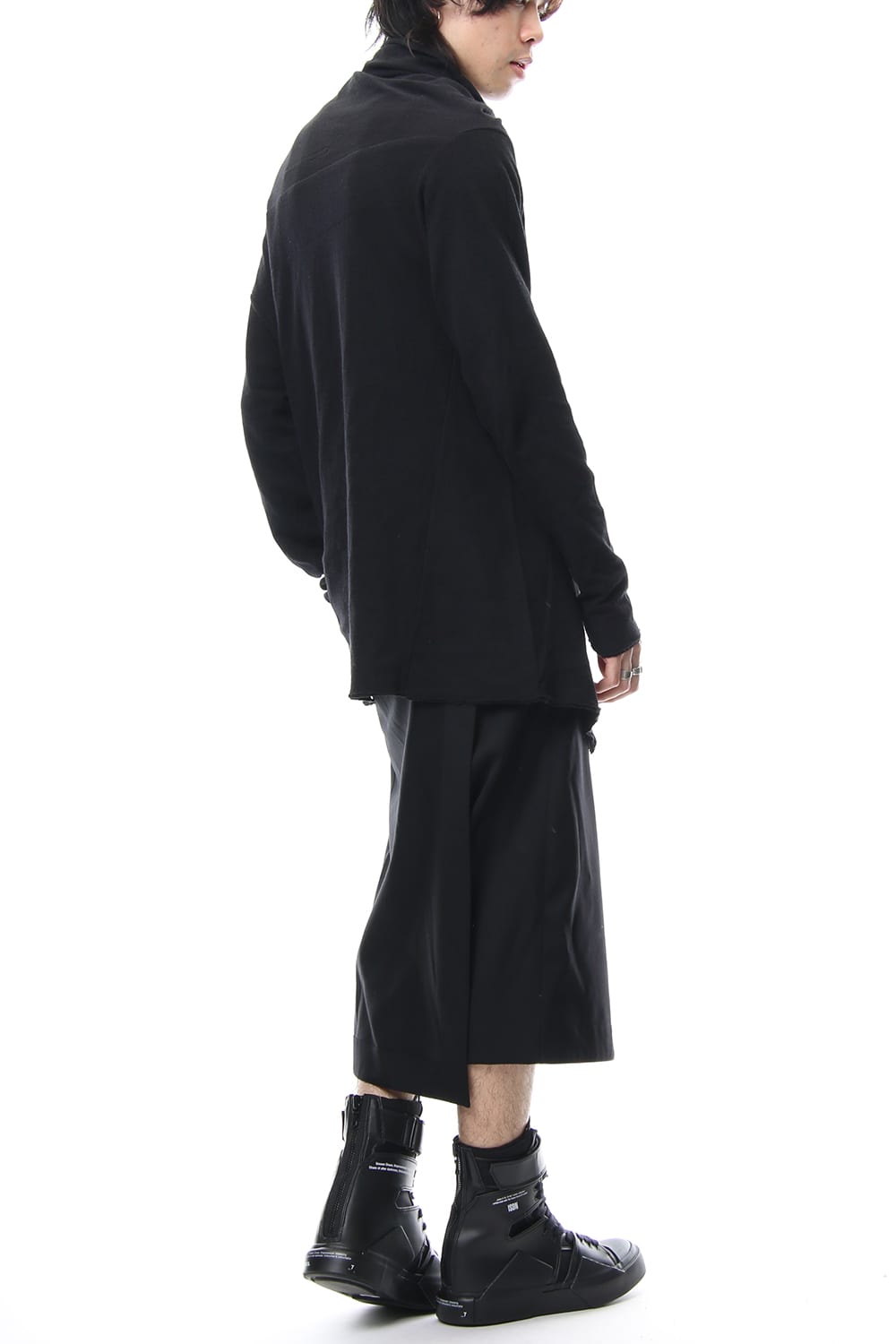 ATTACHED SKIRT TROUSERS Black