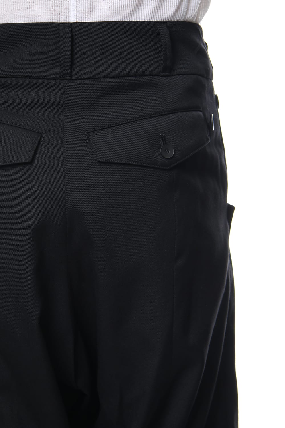 ATTACHED SKIRT TROUSERS Black