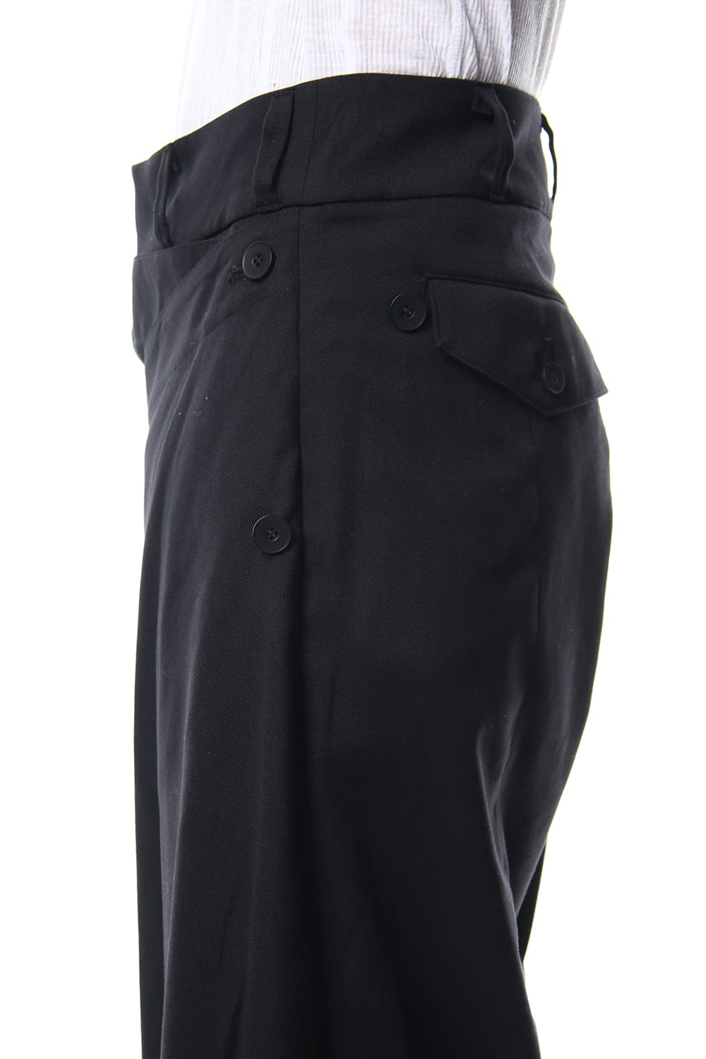 ATTACHED SKIRT TROUSERS Black