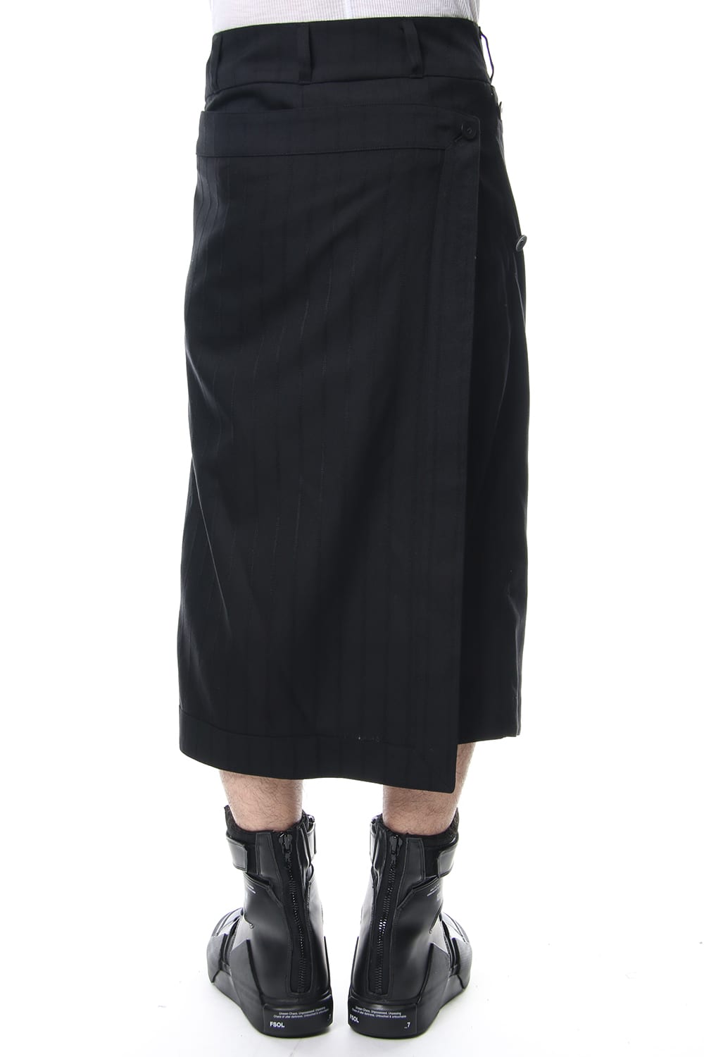 ATTACHED SKIRT TROUSERS Stripe