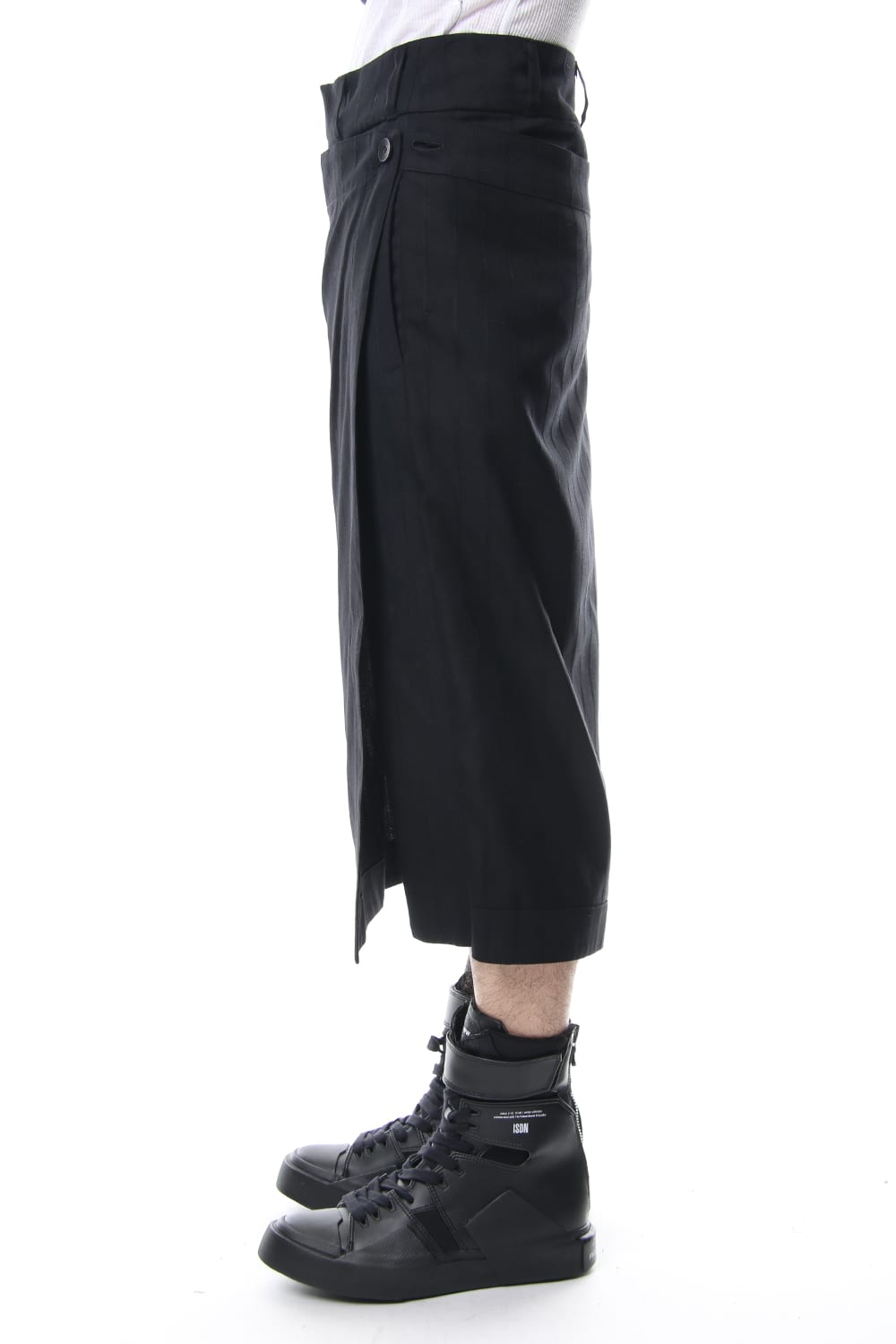 ATTACHED SKIRT TROUSERS Stripe