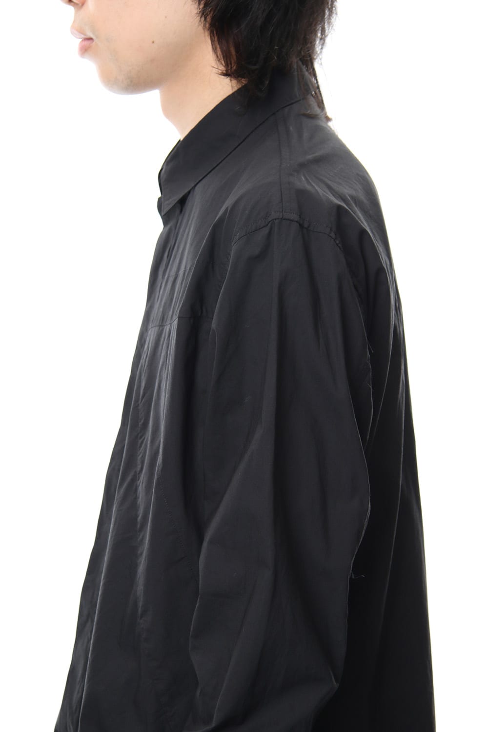 SEAMED SHIRT Black
