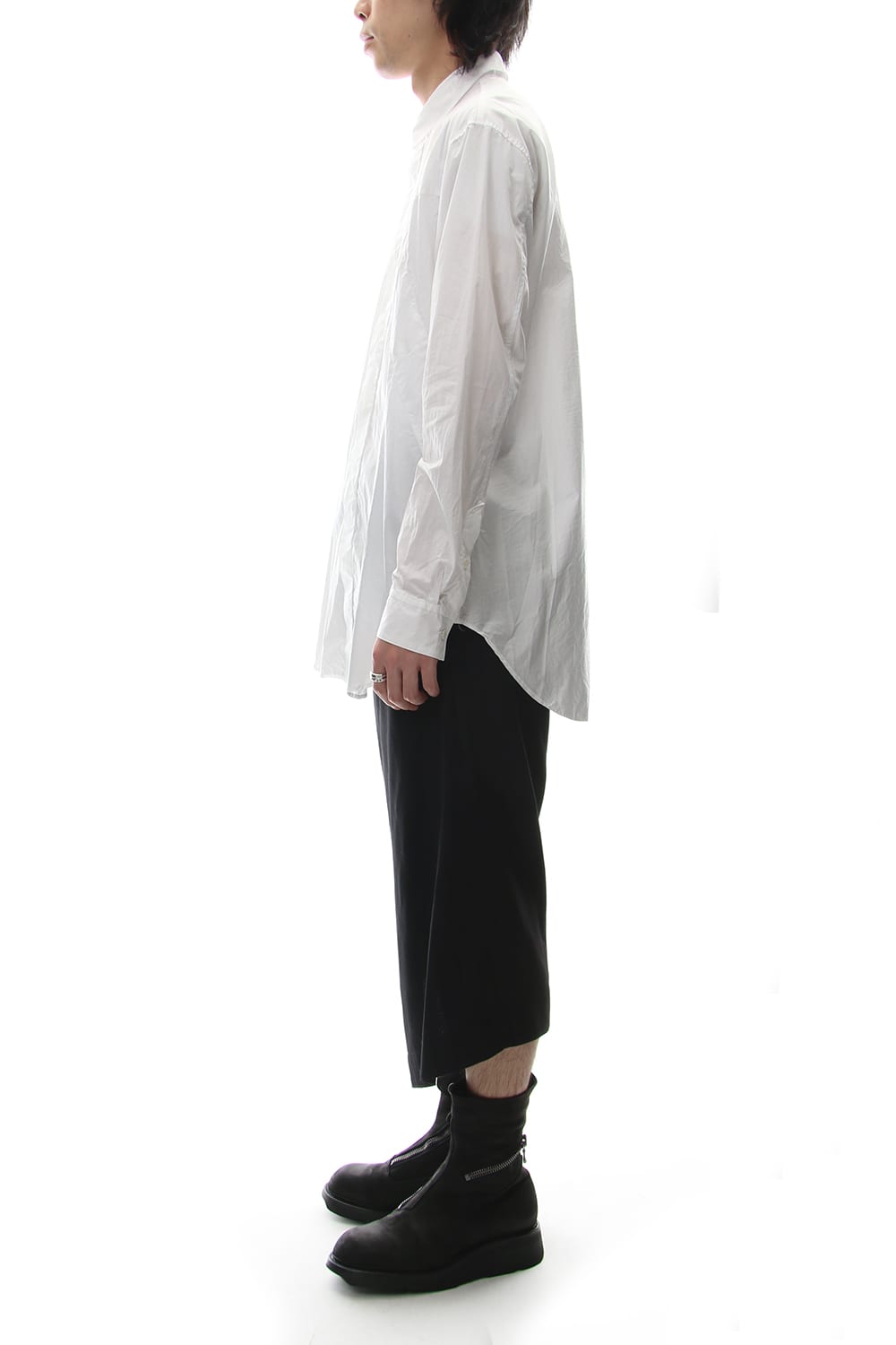 SEAMED SHIRT White