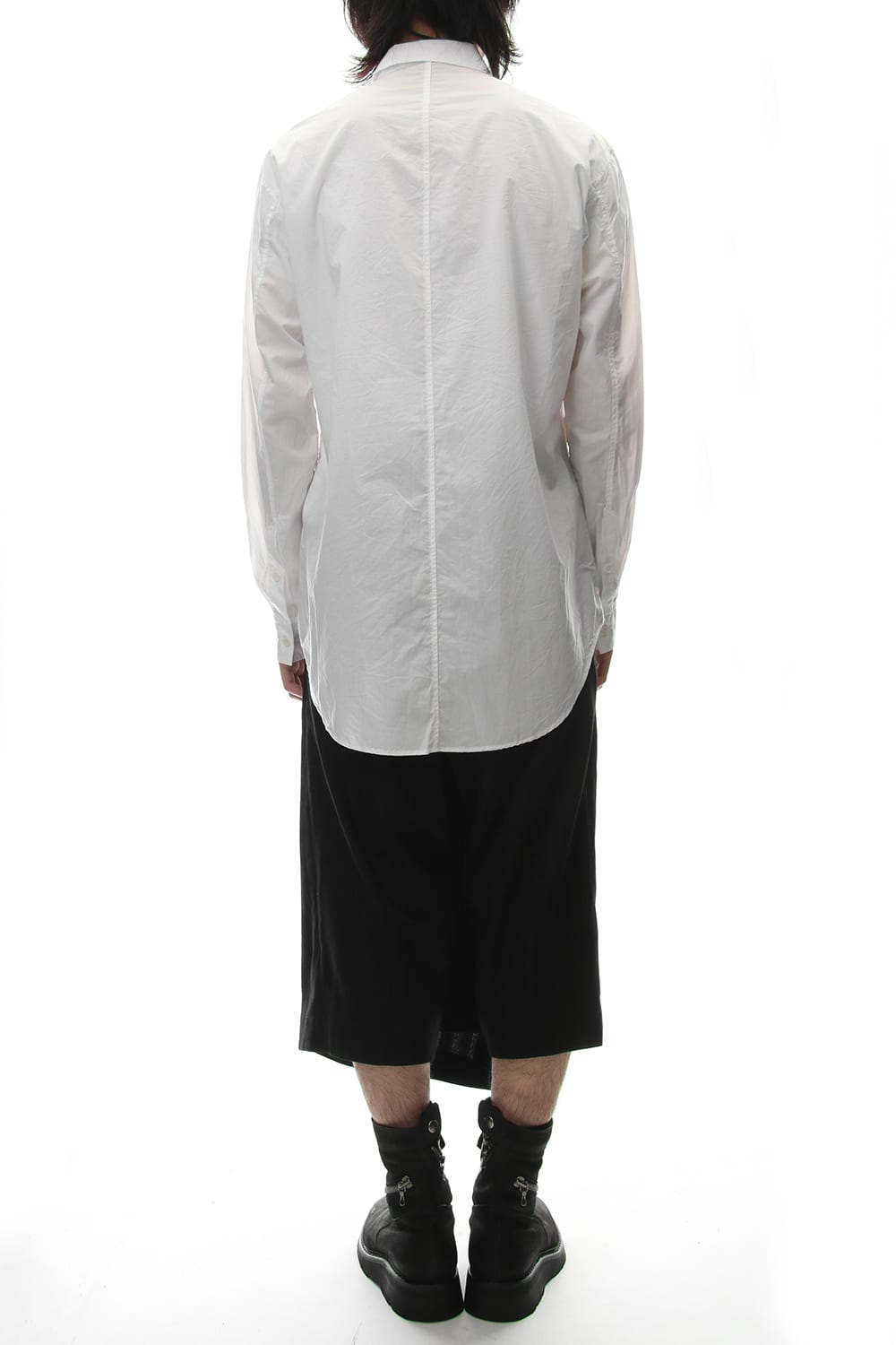 SEAMED SHIRT White