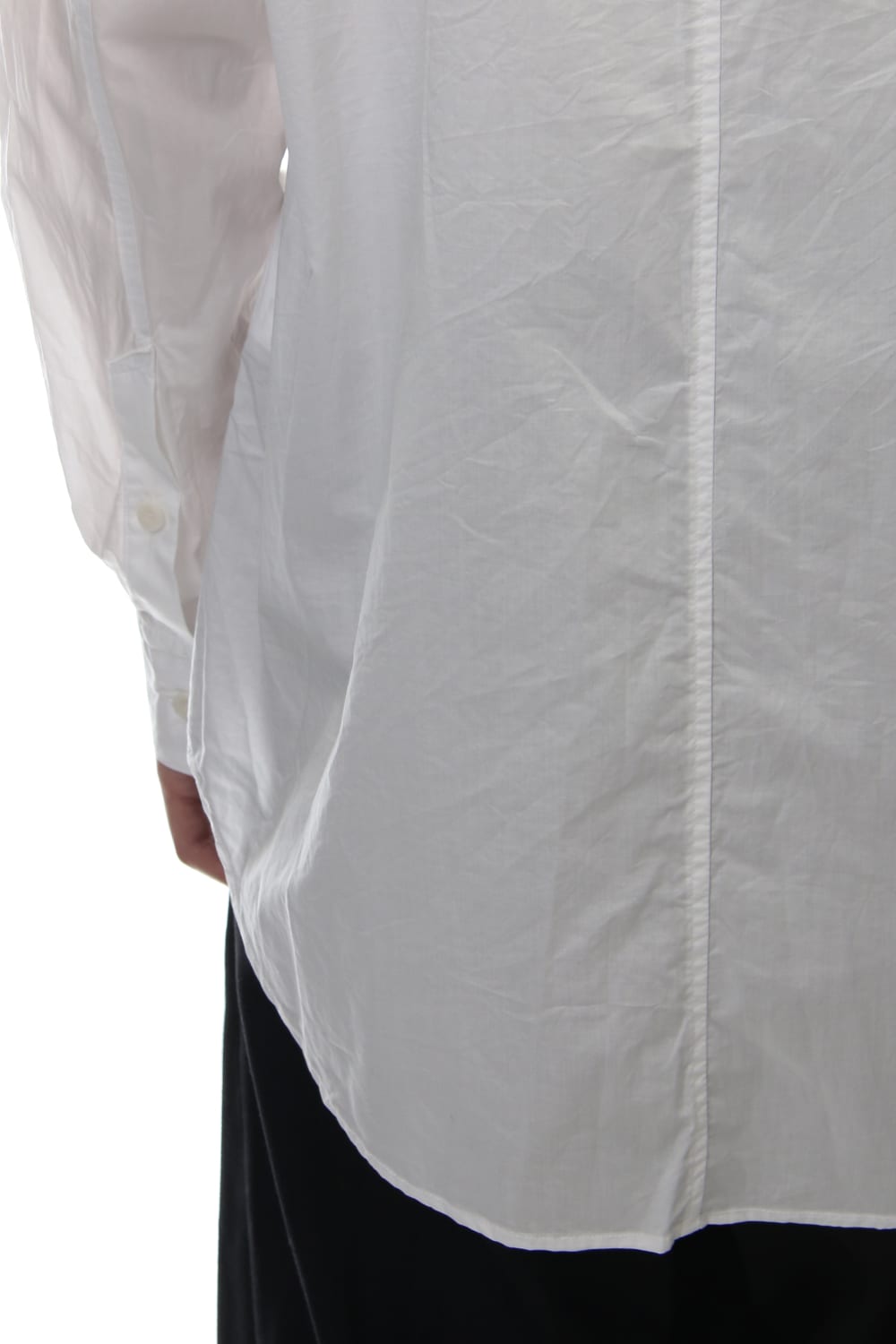 SEAMED SHIRT White