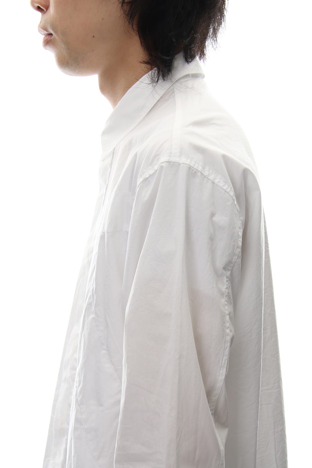 SEAMED SHIRT White