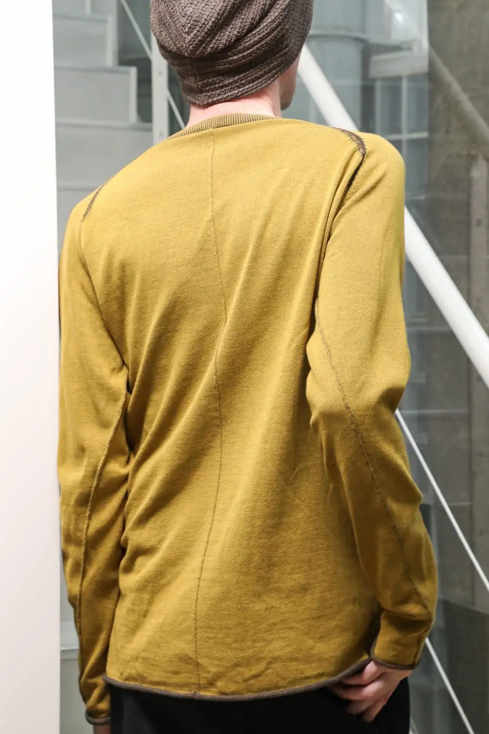 ロングスリーブハイツイストコットン Yellow