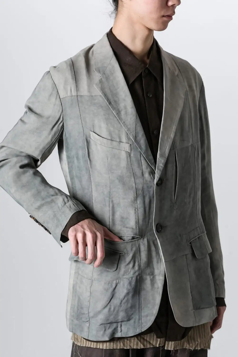 ルーズフィット 2ボタン ブレザー