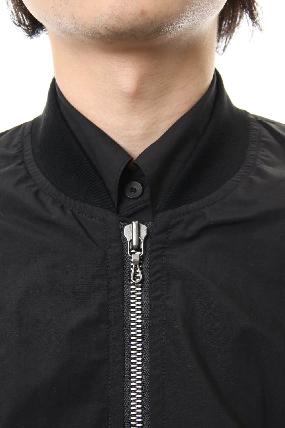 PRINT MA-1 JACKET Black