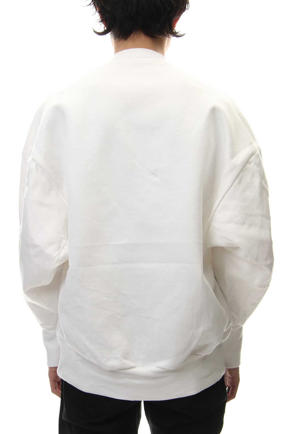 SEAMED SLEEVE PRINT SWEATSHIRT Off