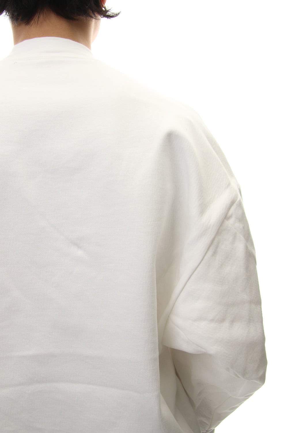 SEAMED SLEEVE PRINT SWEATSHIRT Off