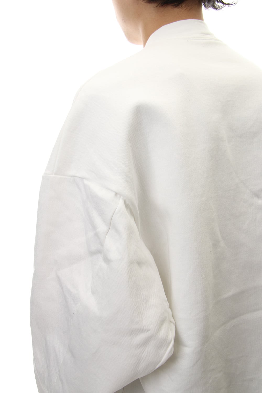 SEAMED SLEEVE PRINT SWEATSHIRT Off