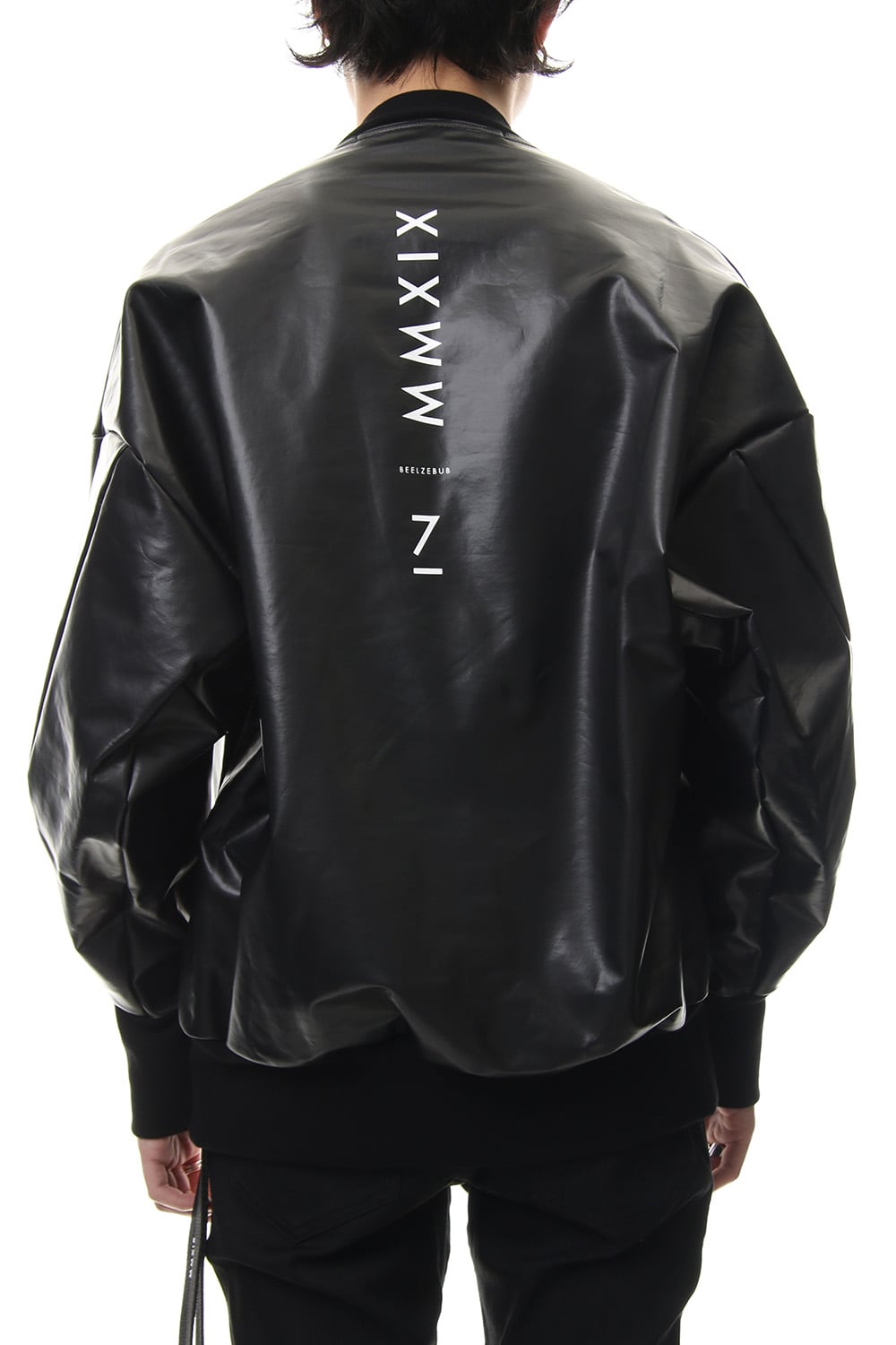 SEAMED SLEEVE BONDING SHIRT Black