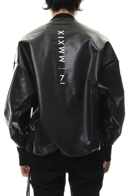 SEAMED SLEEVE BONDING SHIRT Black