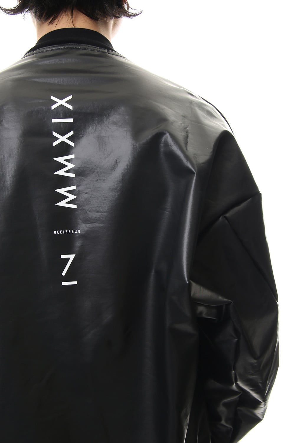 SEAMED SLEEVE BONDING SHIRT Black