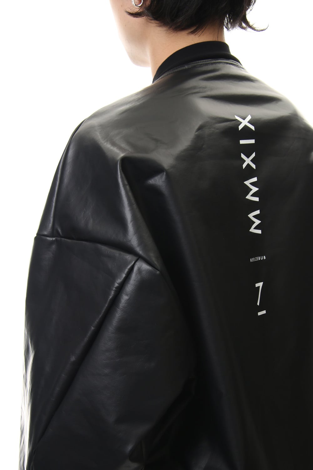 SEAMED SLEEVE BONDING SHIRT Black