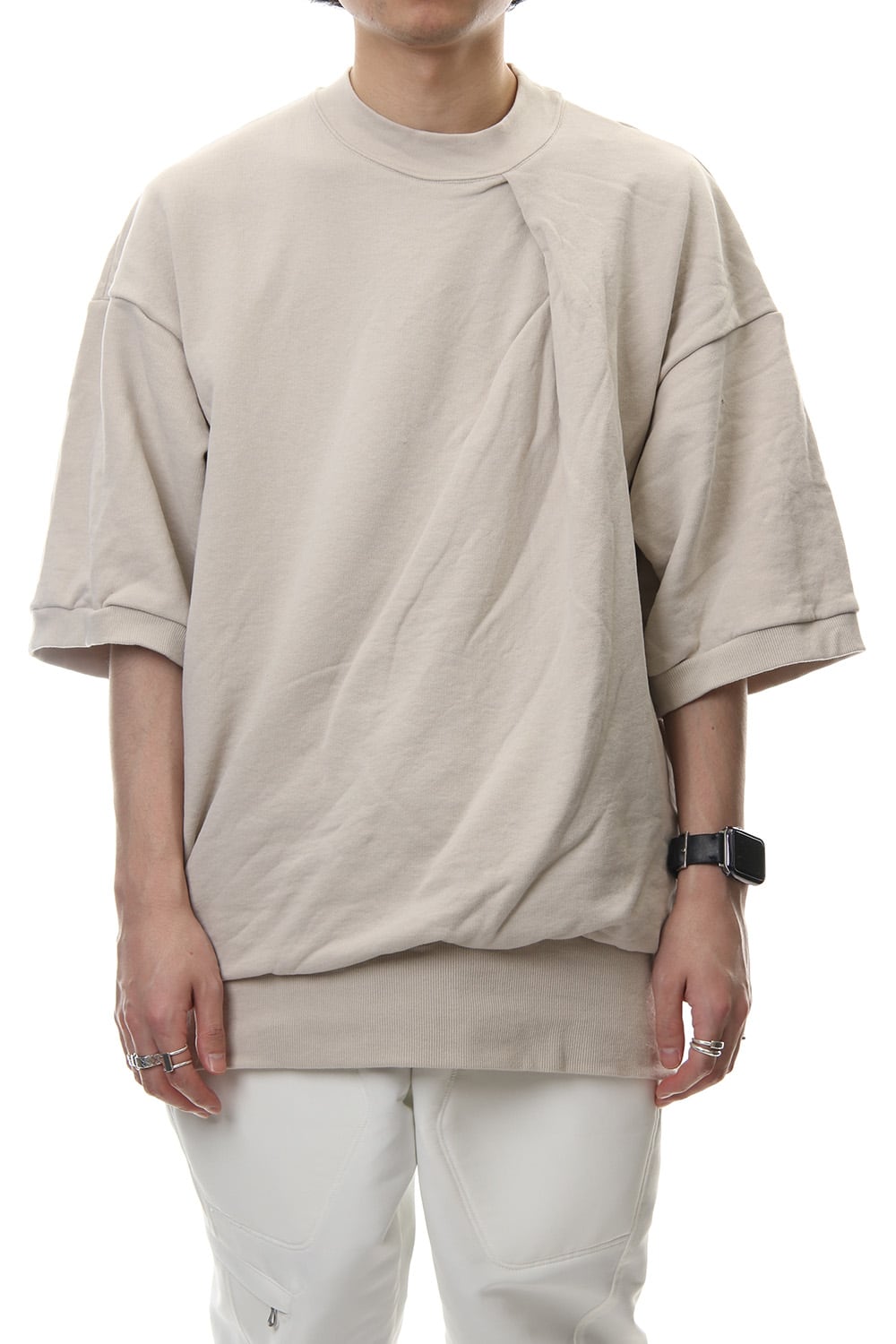 TUCKED BIG T-SHIRT Beige