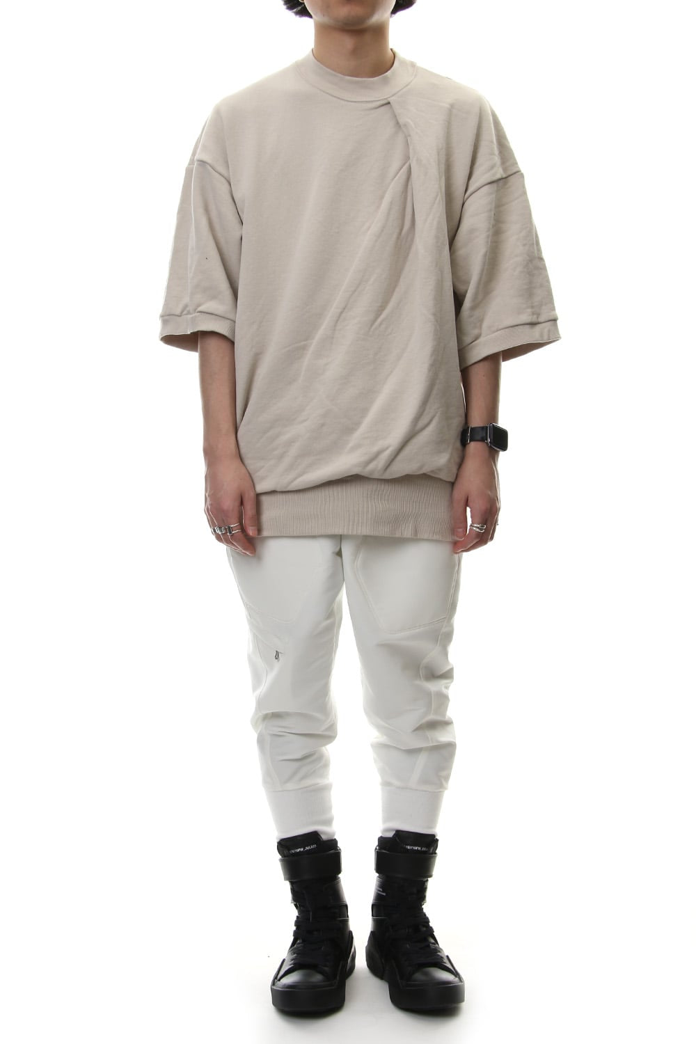 TUCKED BIG T-SHIRT Beige