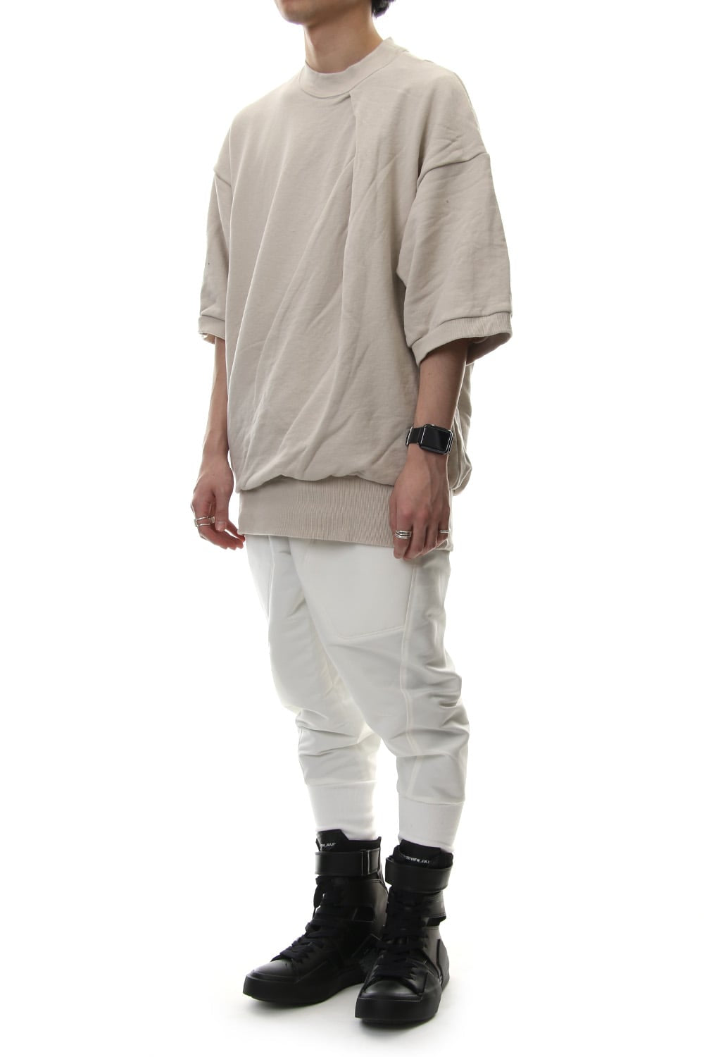 TUCKED BIG T-SHIRT Beige